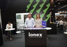 Ion Ionas and Lidia Ionas of Ionex from Moldova. They export plums, cherries, table grapes and apricots.